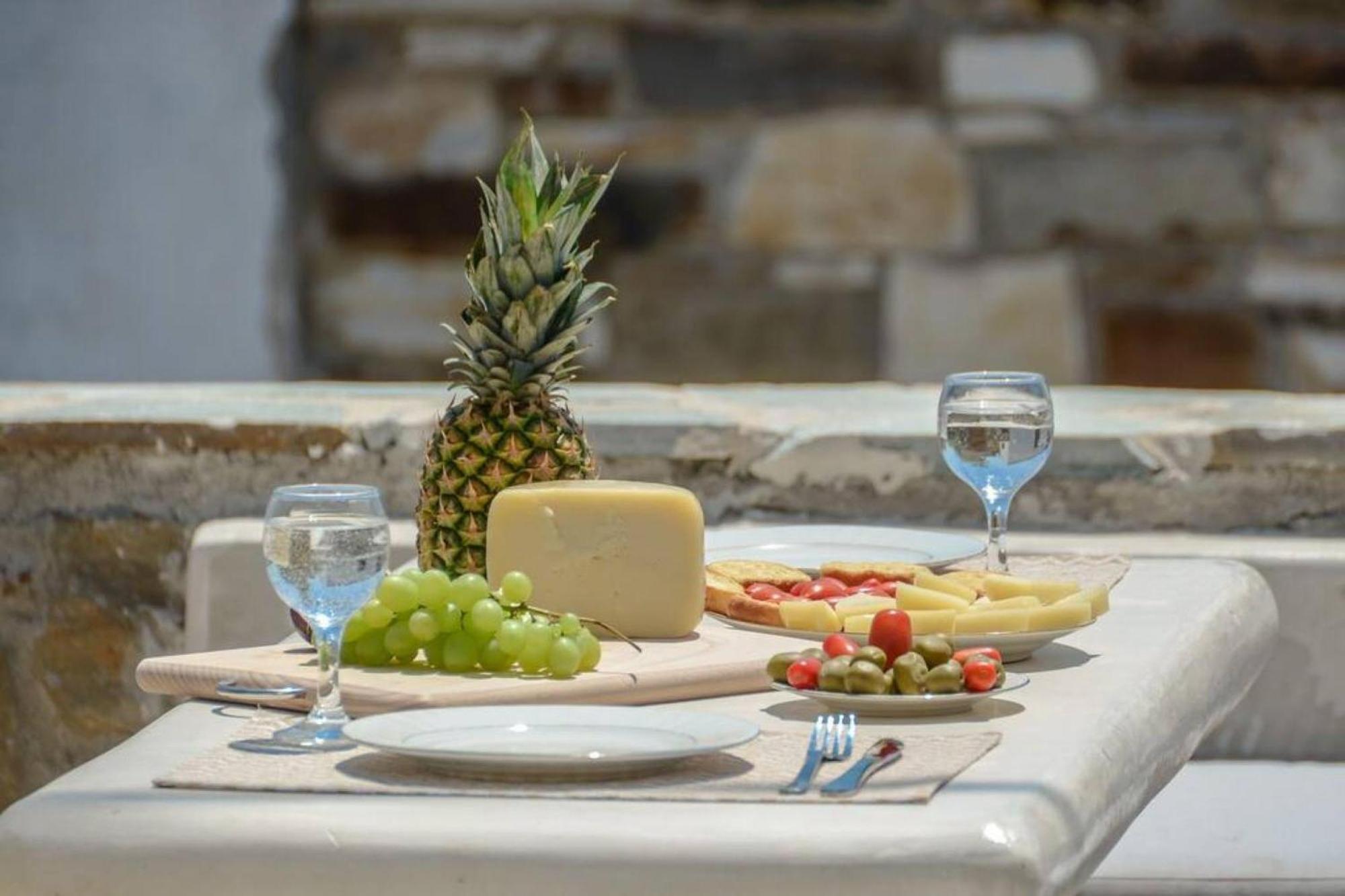 Villa Anthemion Naxos With Outdoor Jacuzzi Ano Sangrion المظهر الخارجي الصورة